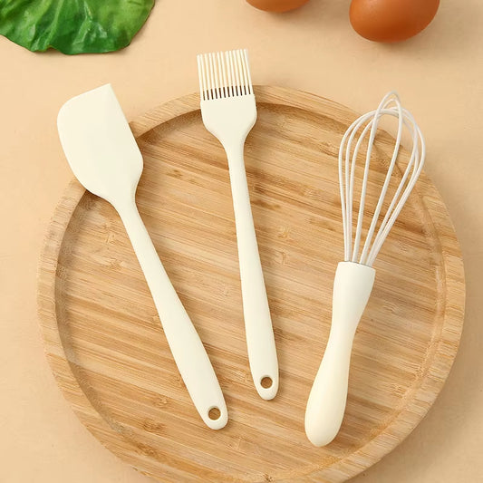 Silicone Baking Set Cake Cream Spatula Scraper Kitchen Household Egg Whisk Barbecue Oil Brush Gadget Kitchen Supplies