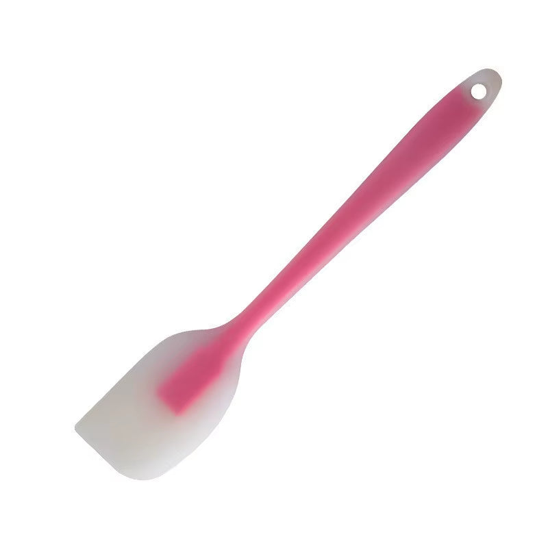 Translucent Integrated Silicone Scraper Mixing Cream Spatula Cake Butter Scraper Kitchen Baking Tool