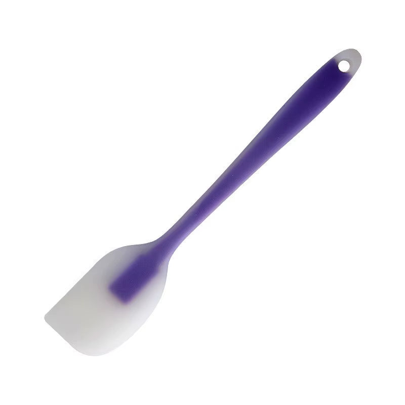 Translucent Integrated Silicone Scraper Mixing Cream Spatula Cake Butter Scraper Kitchen Baking Tool