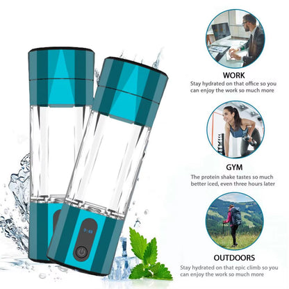 6000-8000PPB Intelligent Hydrogen Rich Water Mug Japan Water Filter Hydrogen Water Bottle Electrolysis Hydrogen Mug Generator