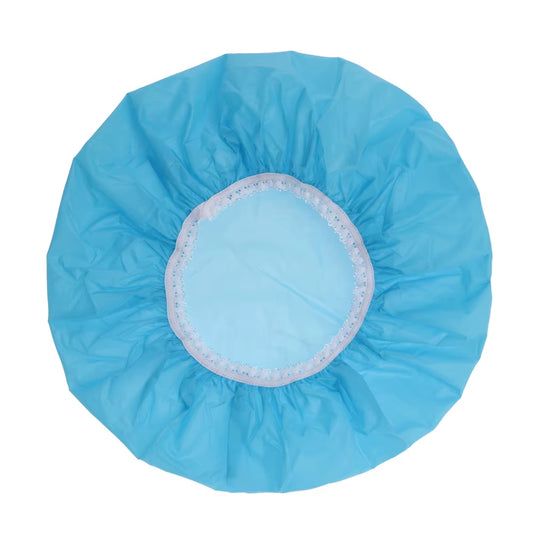 New Bathroom Supplies Wash Tool Hair Protect Elastic Band Bathing Shower Cap Waterproof Hats