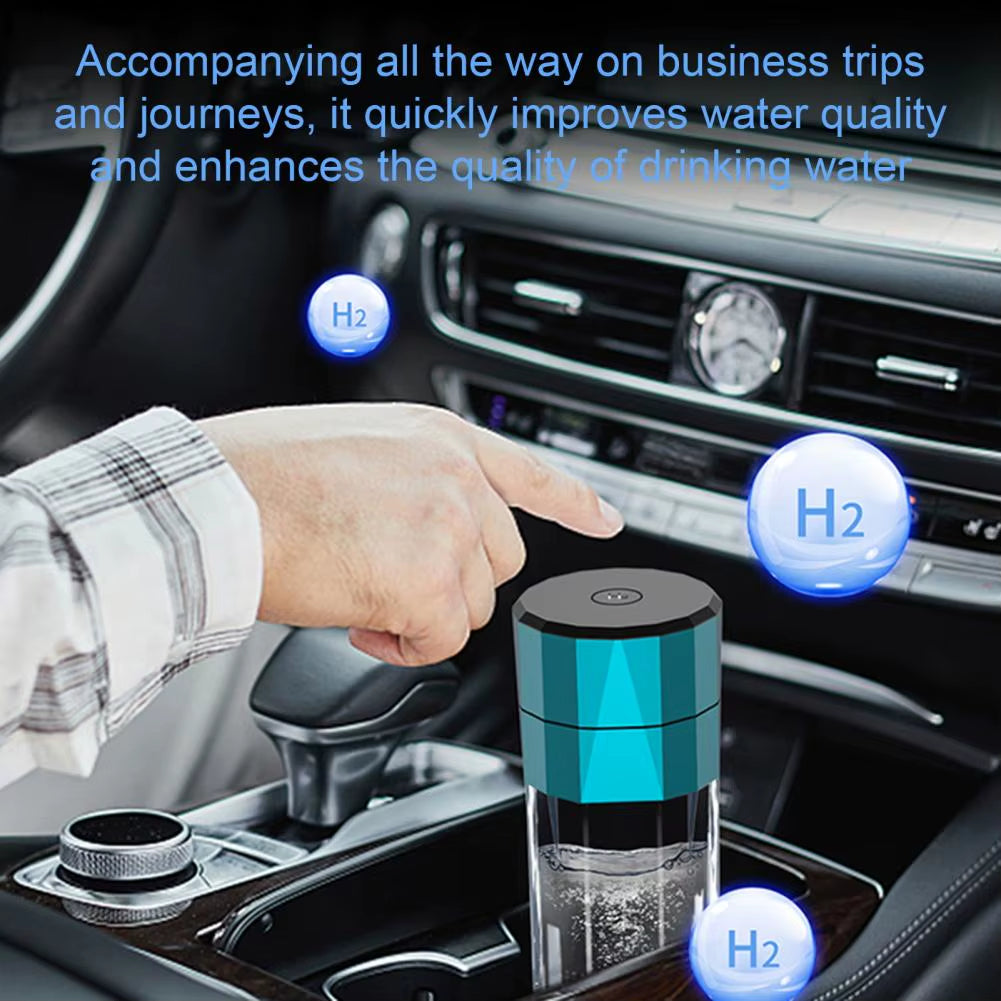 6000-8000PPB Intelligent Hydrogen Rich Water Mug Japan Water Filter Hydrogen Water Bottle Electrolysis Hydrogen Mug Generator